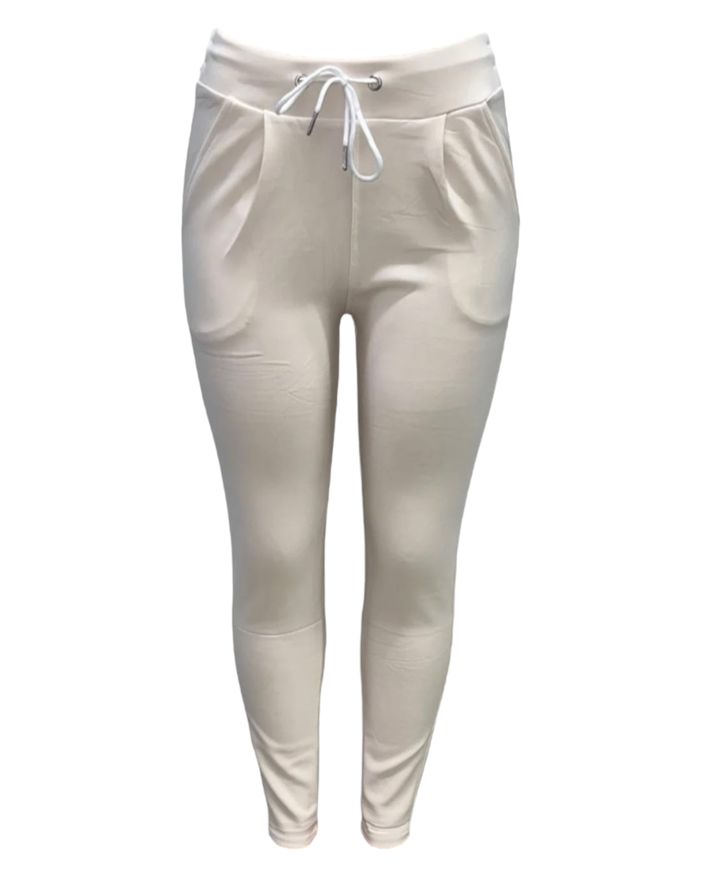 Comfybroek met Koord Off White