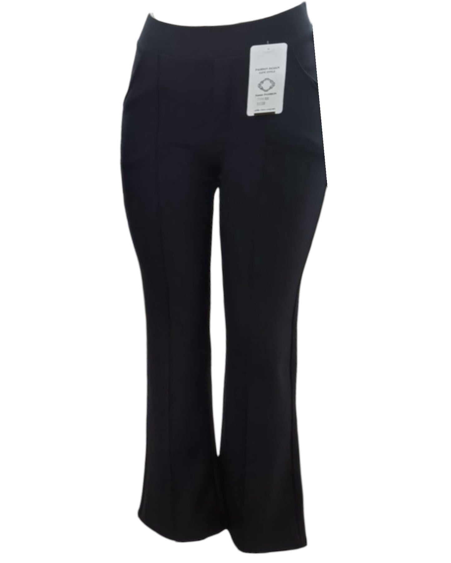 Comfybroek Flared Tall R259 Zwart