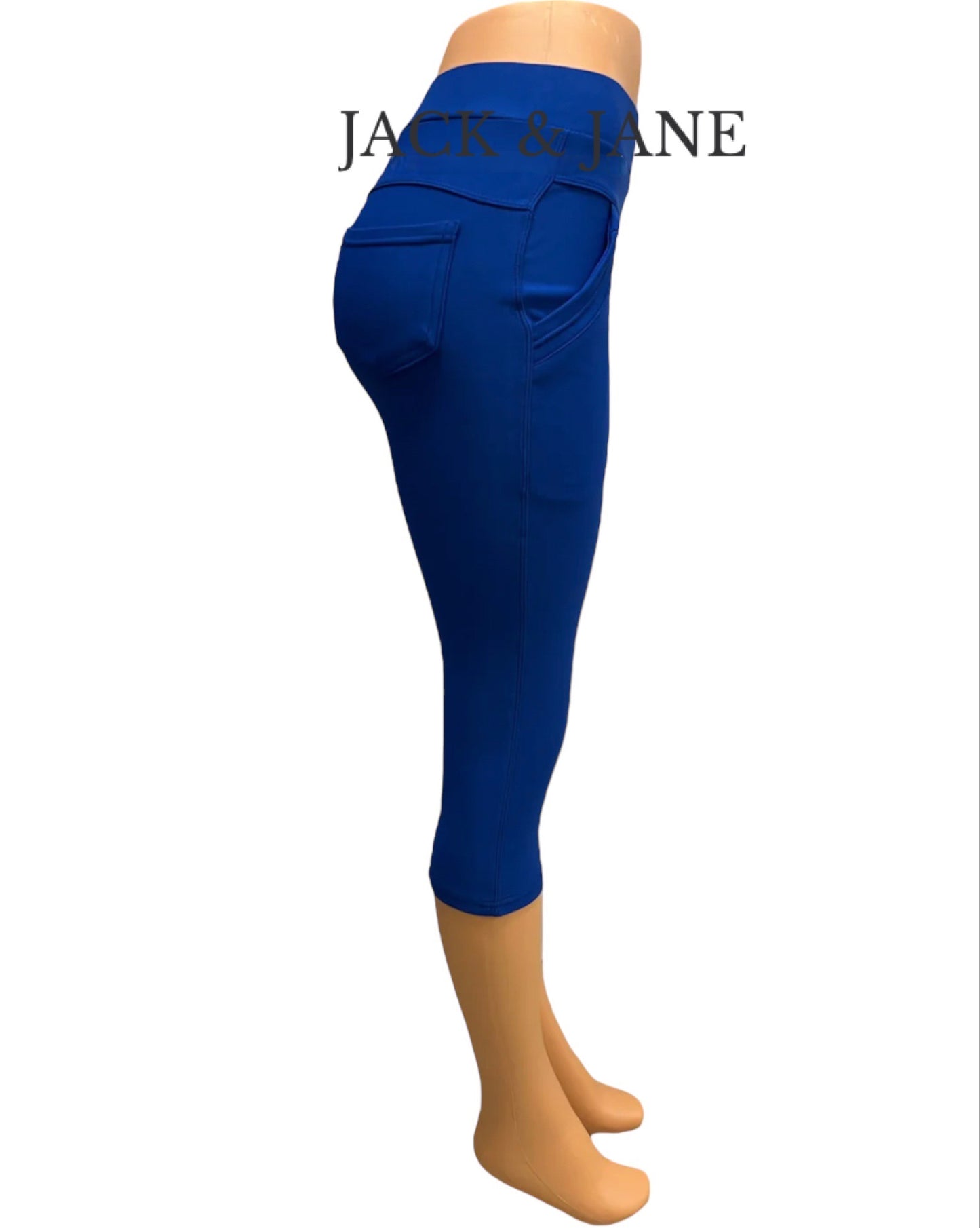 Comfybroek Capri(Driekwart Broek) Royalblauw