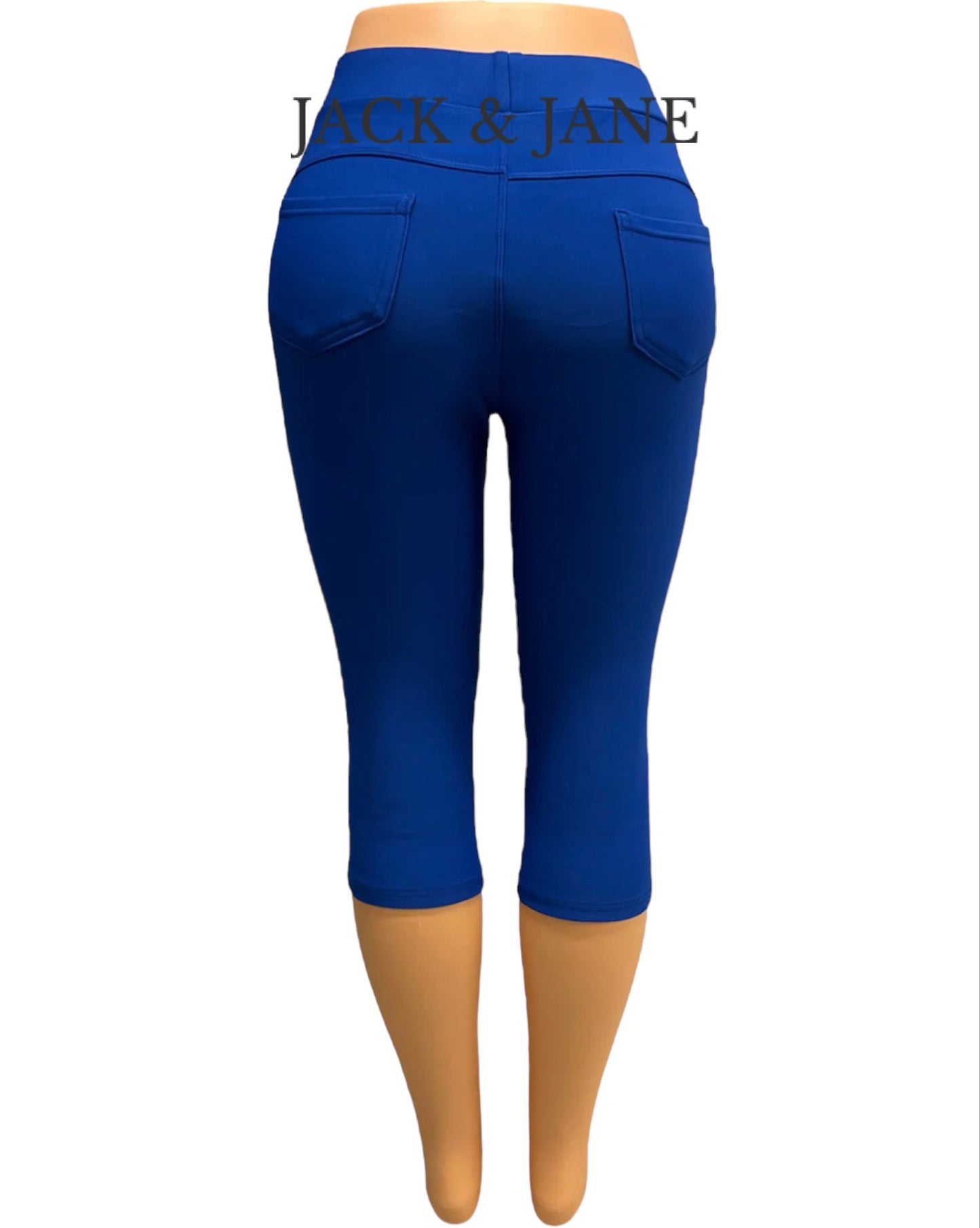 Comfybroek Capri(Driekwart Broek) Royalblauw