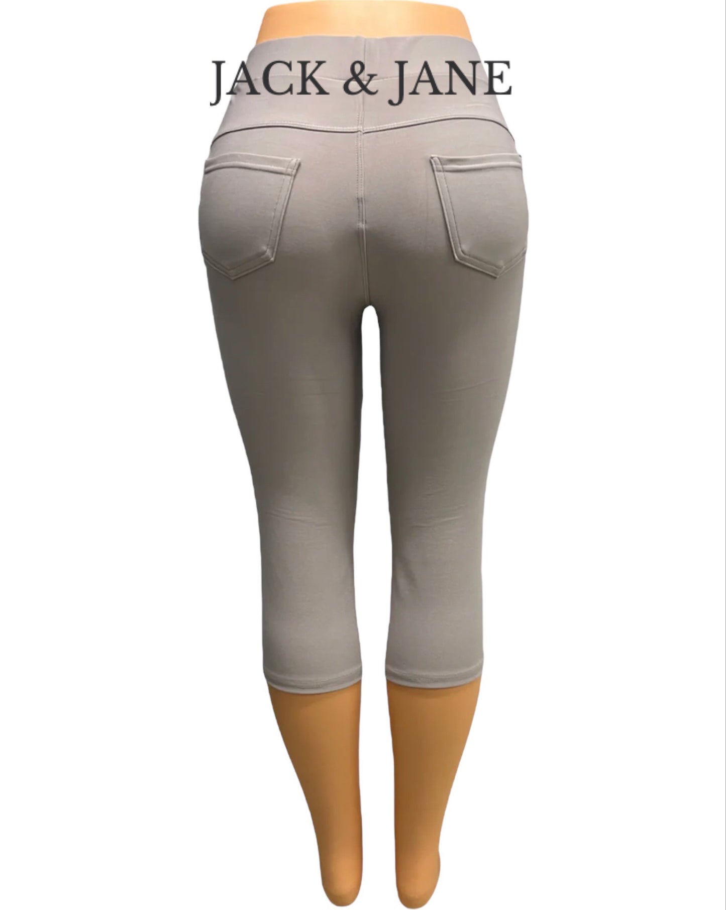 Comfybroek Capri(Driekwart Broek) Grijs