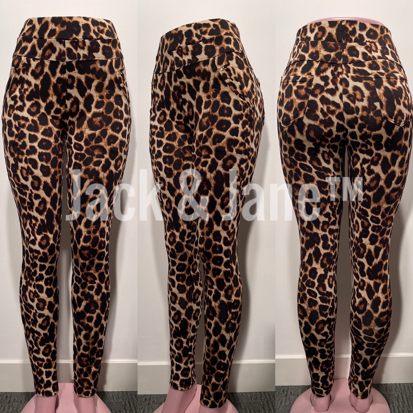 Comfybroek Leopard Bruin