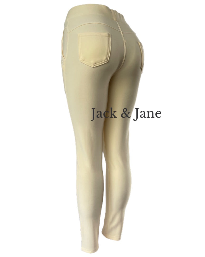 Comfybroek R216 Pale Banana