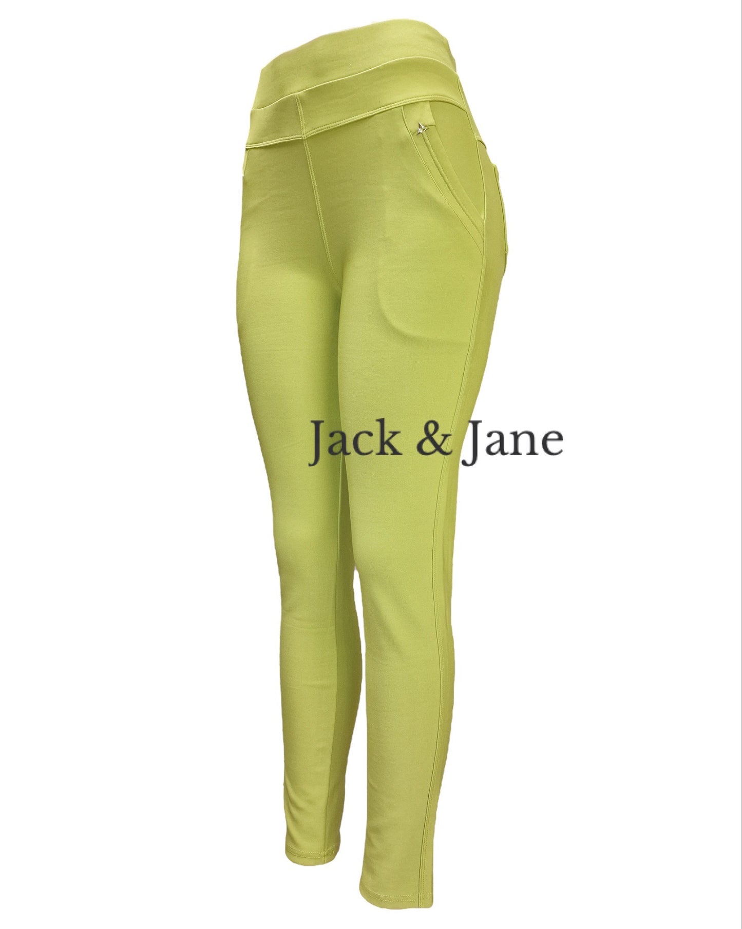 Comfybroek R216 Lemon/Apple Green