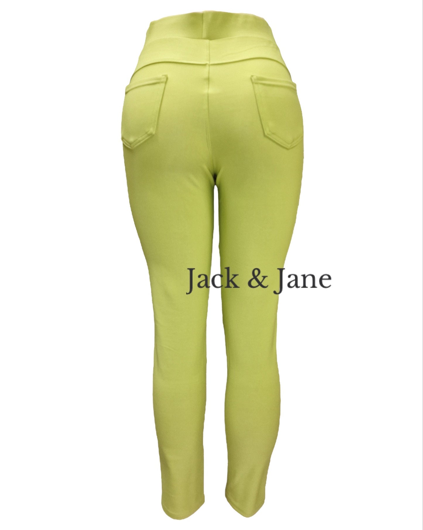 Comfybroek R216 Lemon/Apple Green