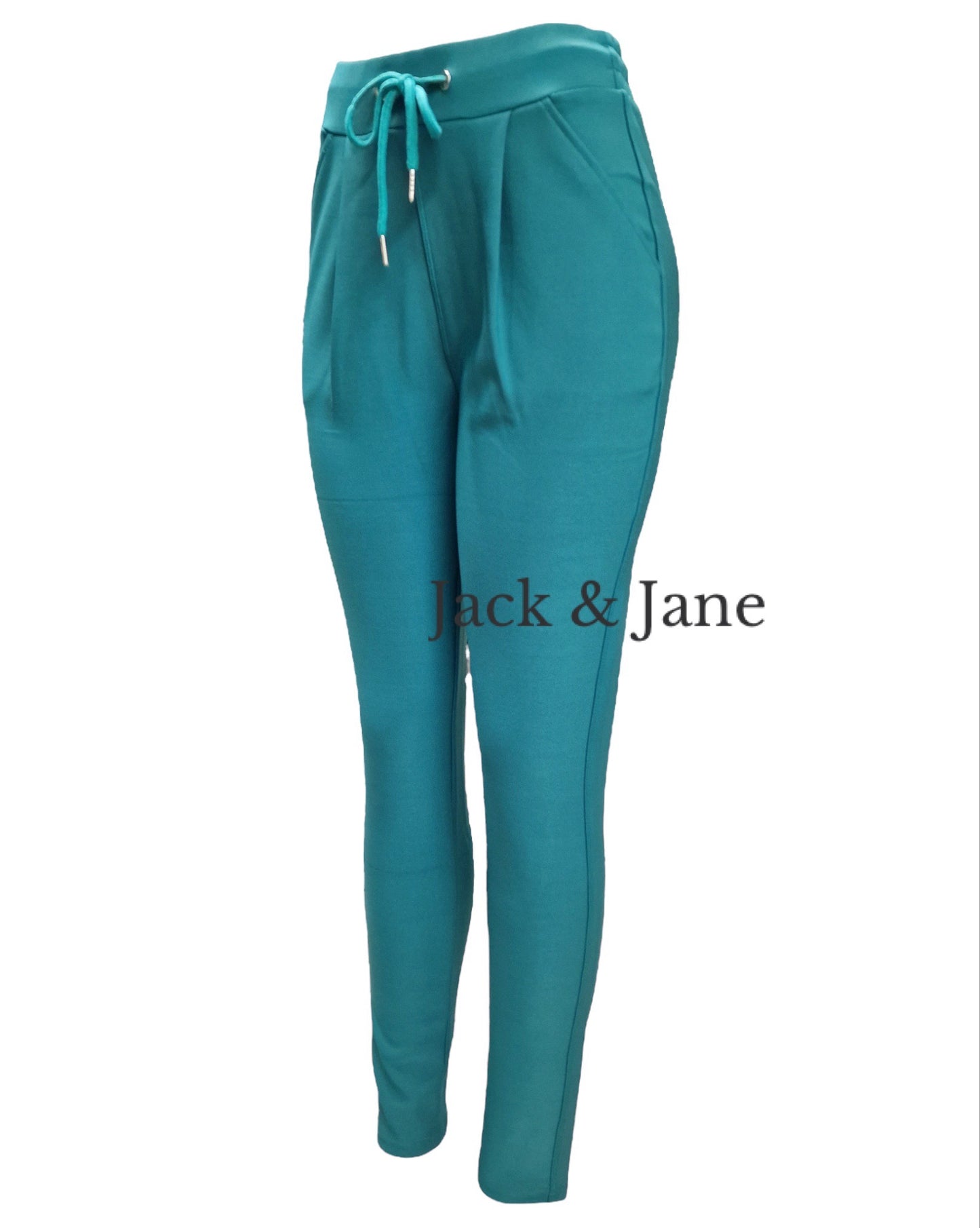 Comfybroek met Koord Verdigris