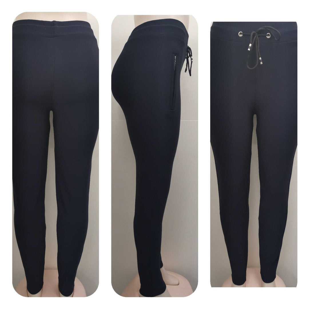 Comfybroek met Ritszakken Navy